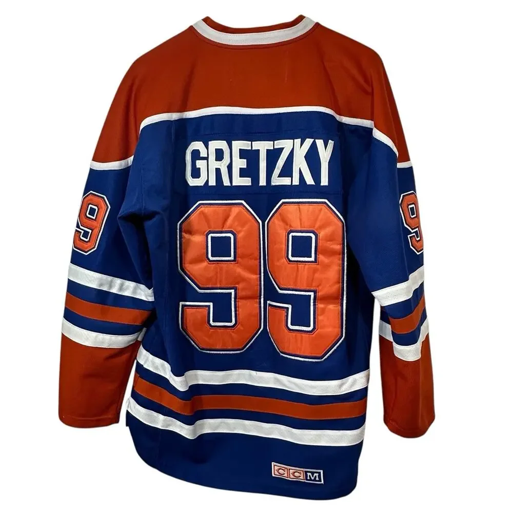 Wayne Gretzky Edmonton Oilers CCM Vintage Hockey Jersey Size 50 (Large) Adult - Picture 4 of 16